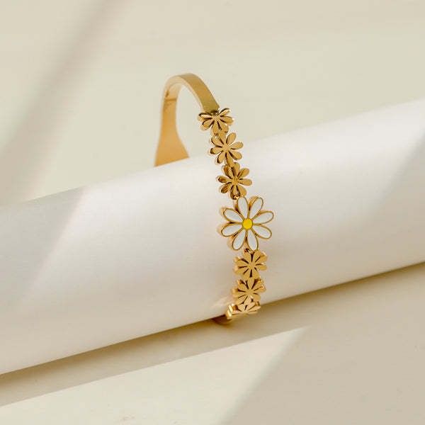 Valor Daisy Bloom Cuff Bracelet