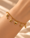 Lustrous Ocean Charm Bracelet
