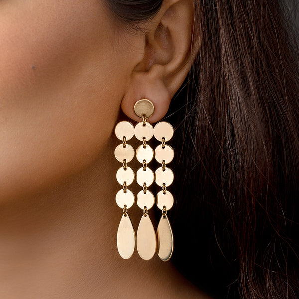 Illume Golden Rhythm Drop Earrings