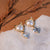 Illume Golden Heart Halo Earrings