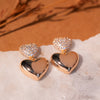 Illume Golden Luxe Heart Earrings
