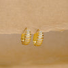 Illume Radiant Stripe Huggie Earrings