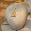 Allure Vintage Bloom Engraved Pendant Necklace