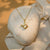 Allure Golden Flutter Heart Pendant Necklace