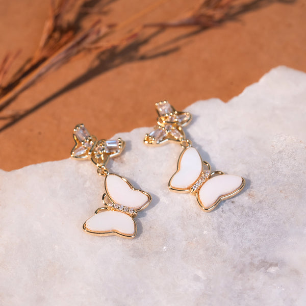 Illume Ivory Flutter Earrings