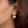 Illume Crystal Heart Glow Earrings