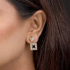 Illume Radiant Square Drop Earrings
