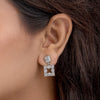 Illume Crystal Frame Earrings