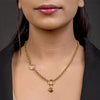 Allure Linked Heart Drop Necklace