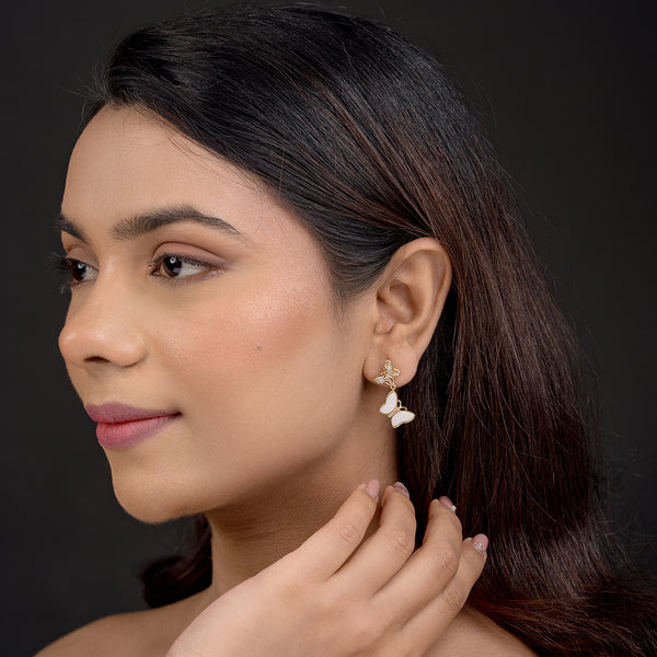 Illume Ivory Flutter Earrings