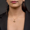 Allure Golden Flutter Heart Pendant Necklace
