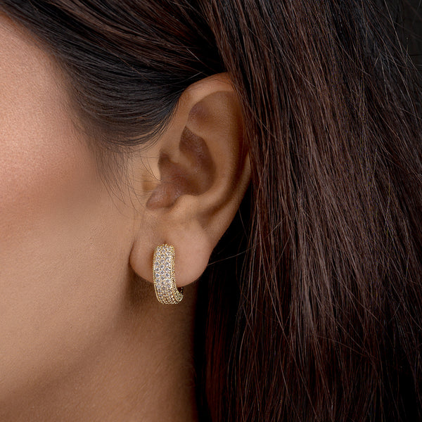 Illume Gilded Spark Huggie Earrings