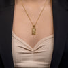 Allure Vintage Bloom Engraved Pendant Necklace