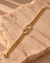 Lustrous Twin Loop Bracelet – Gold Crystal