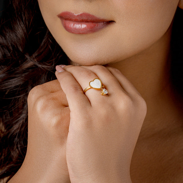 Eternal Heart Crystal Ring