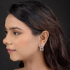 Illume Crystal Frame Earrings