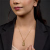 Allure Vintage Bloom Engraved Pendant Necklace
