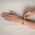 Valor Noir Clover Crystal Cuff Bracelet