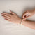 Valor Radiant Wave Crystal Cuff Bracelet