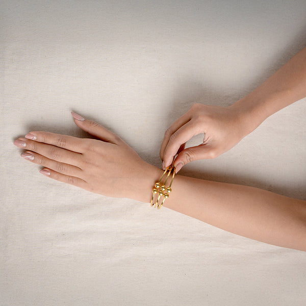 Valor Orb Cluster Cuff Bracelet