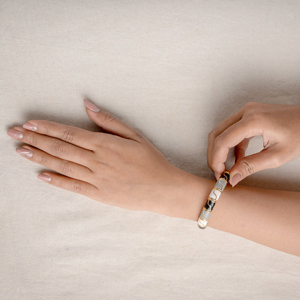 Valor Noir Mosaic Luxe Bangle