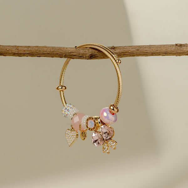 Valor Blush Charm Luxe Bracelet