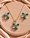 Petal Bloom Set – Emerald Ivory