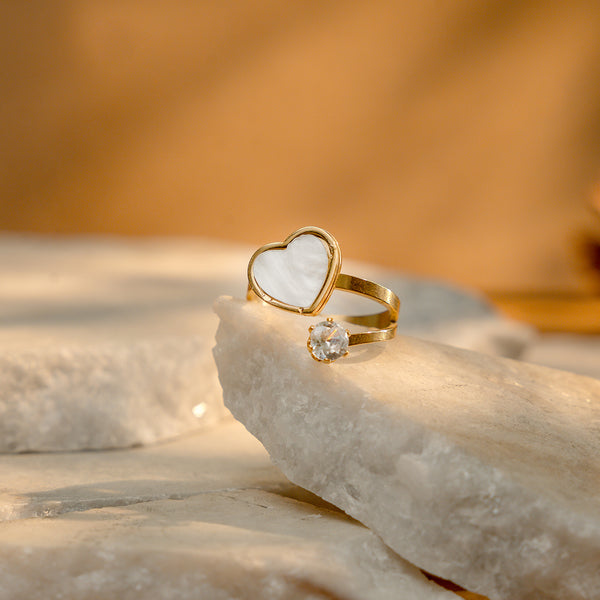 Eternal Heart Crystal Ring