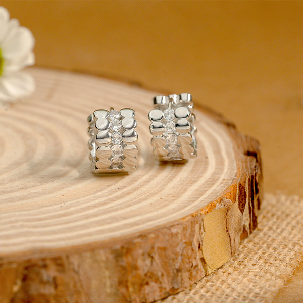 Illume Petal Prism Huggie Earrings