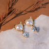 Illume Golden Heart Halo Earrings
