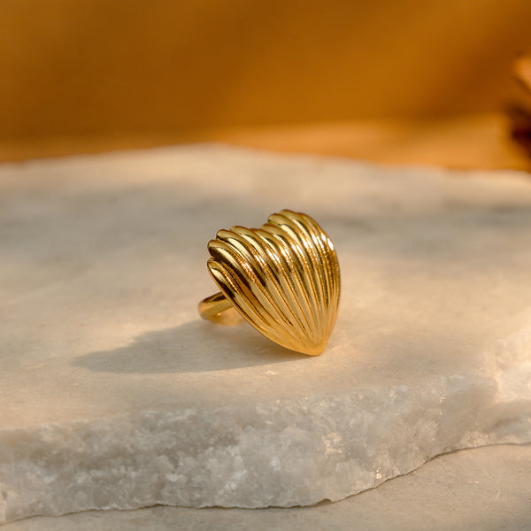 Eternal Heart Gold Ring