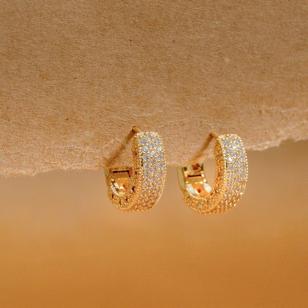 Illume Gilded Spark Huggie Earrings