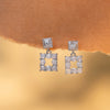 Illume Crystal Frame Earrings