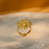 Eternal Sunflower Bloom Ring