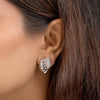 Illume Silver Tide Shell Stud Earrings