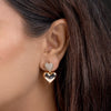 Illume Golden Luxe Heart Earrings