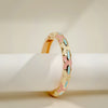 Valor Radiant Wave Crystal Cuff Bracelet
