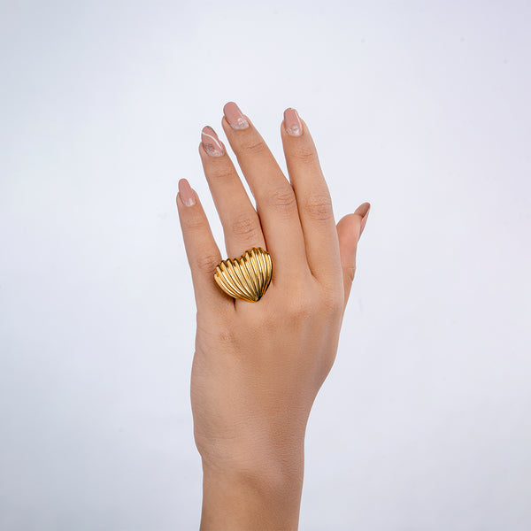Eternal Heart Gold Ring