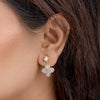 Illume Golden Crystal Bloom Earrings