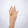 Eternal Sculpt Gold Ring