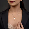 Allure Soft Glow Square Pendant Necklace